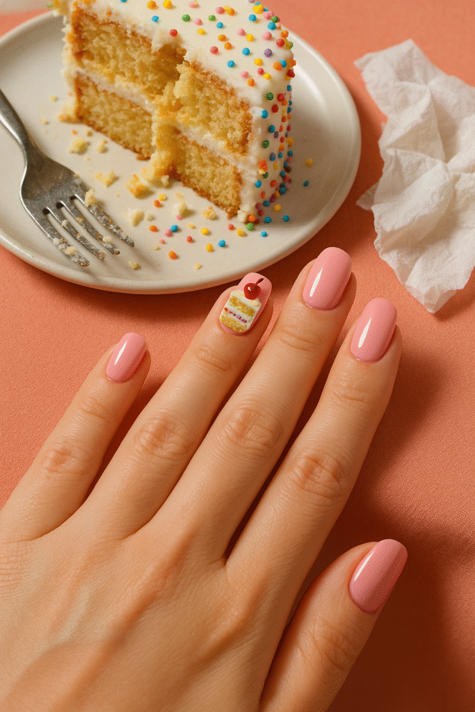 Cake Slice Detail Nail