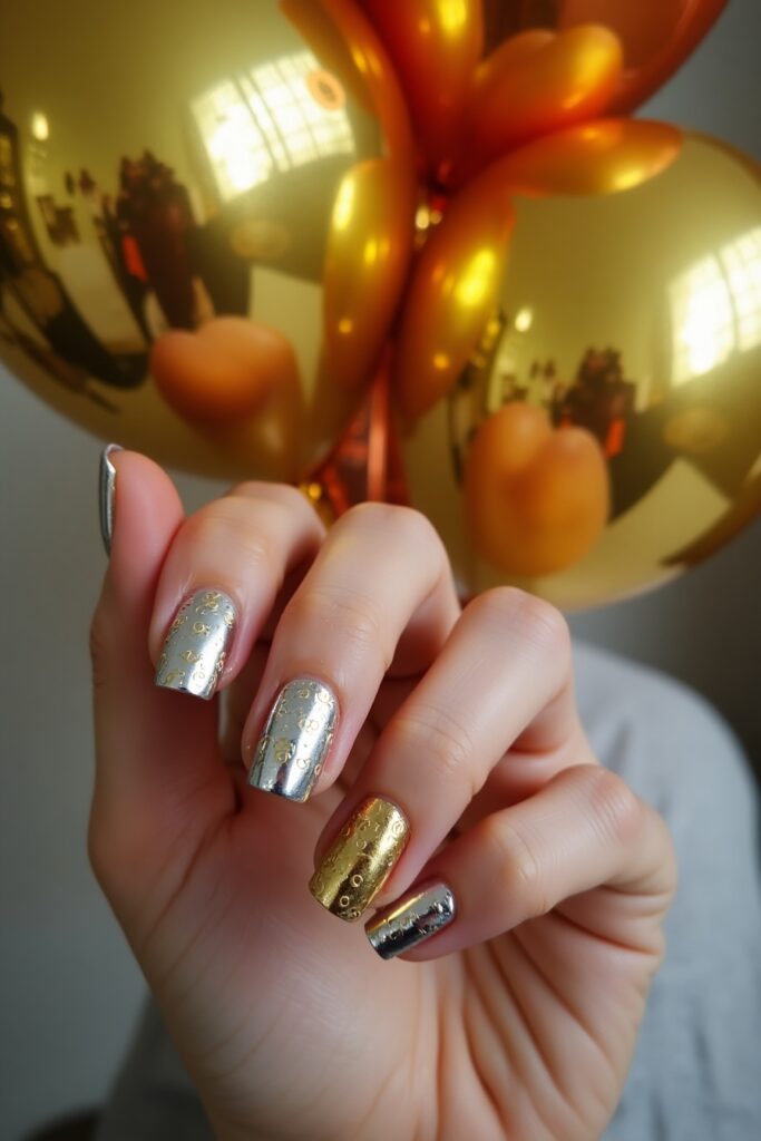 Chrome Party Balloons