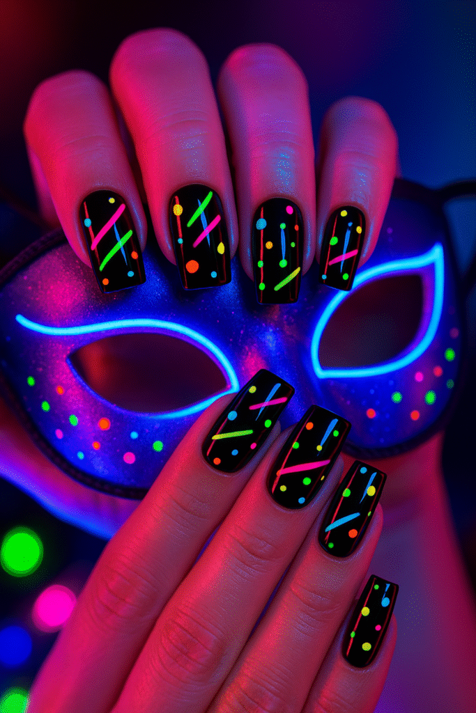 Black + Neon Party Pop