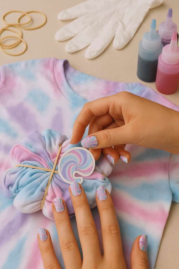 DIY Tie-Dye Sticker Set