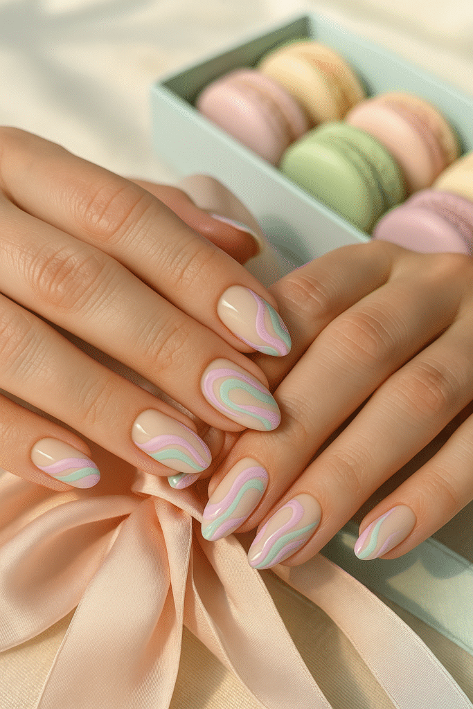 Pastel Swirl Tips