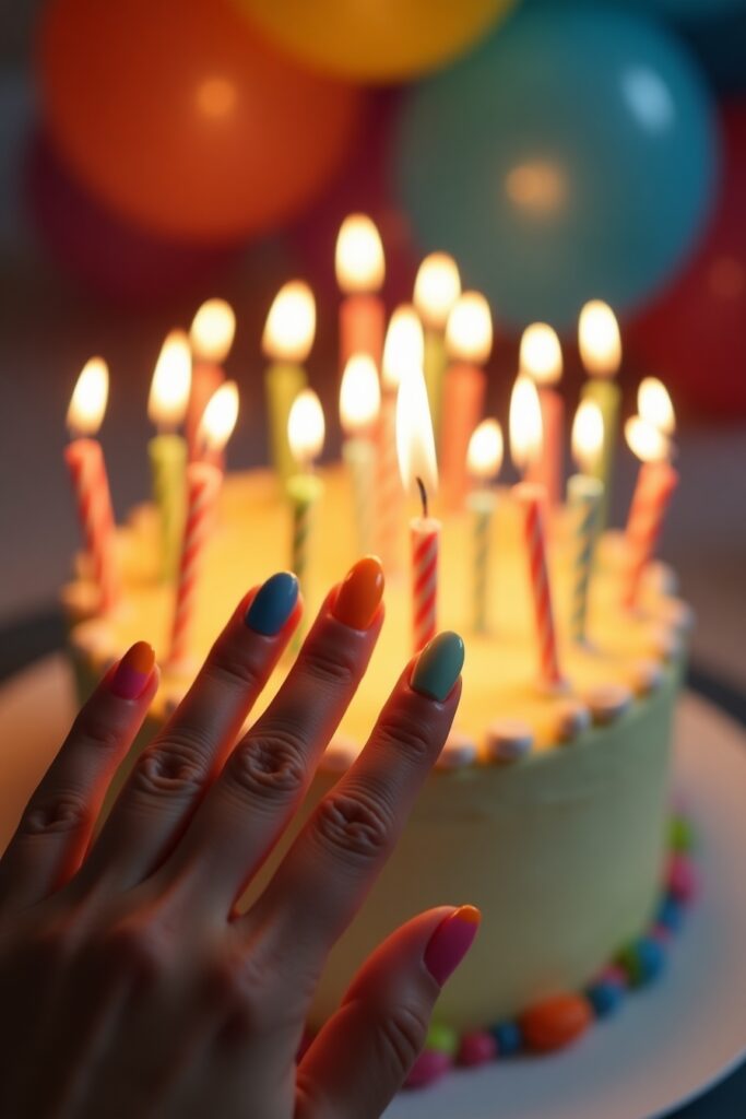 Birthday Candle Stripes