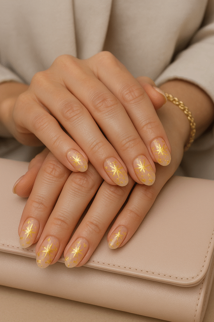 Starburst Foil Nails