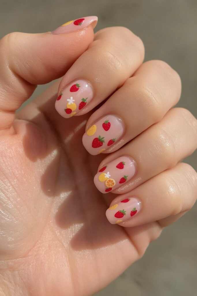 Press-On Fruit Motif