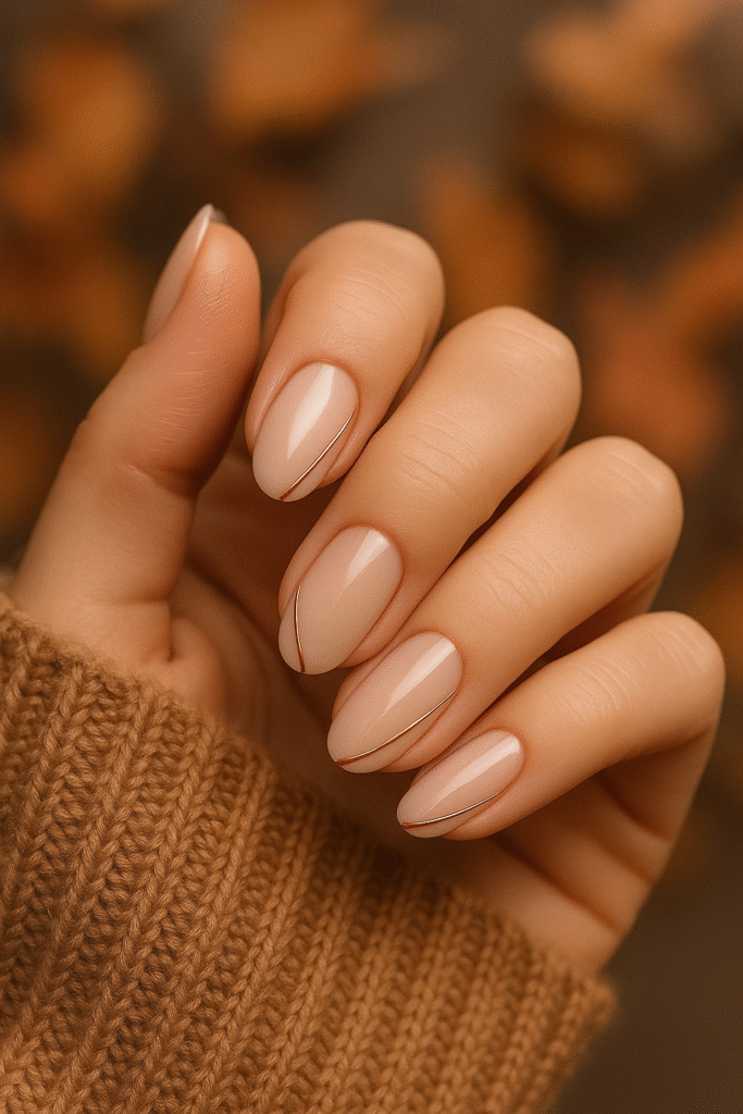 Nude with Copper Lines