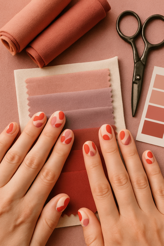 Abstract Shapes in Love Tones