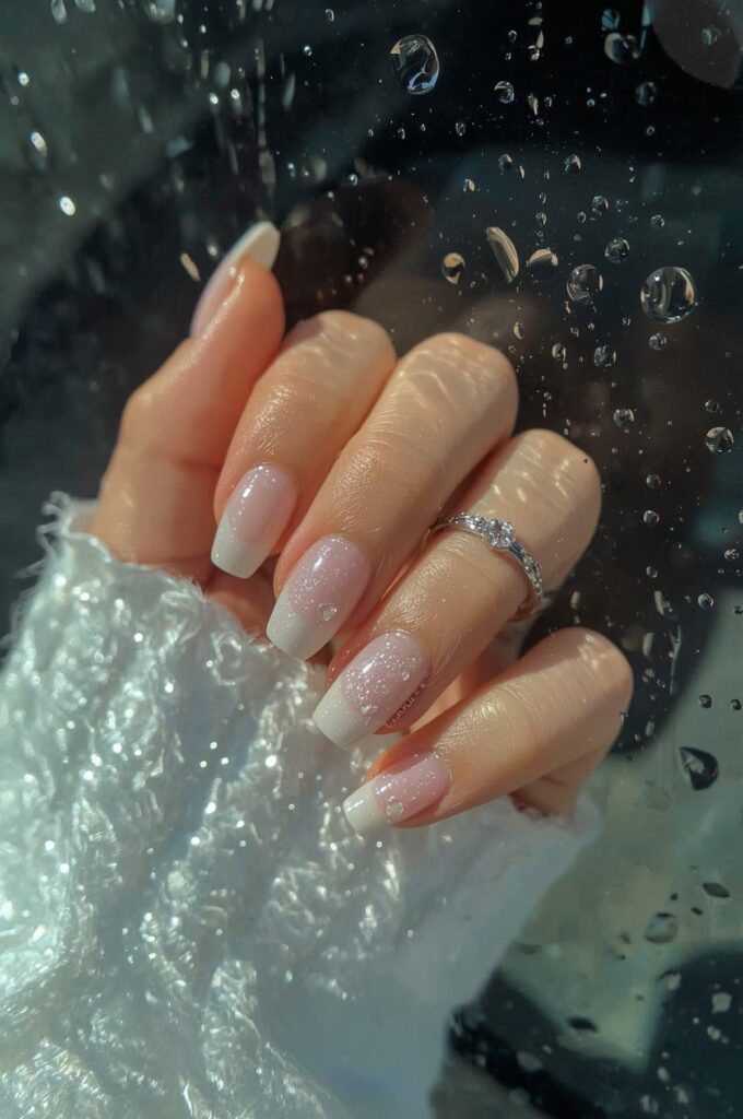 Shimmery Raindrop Effect