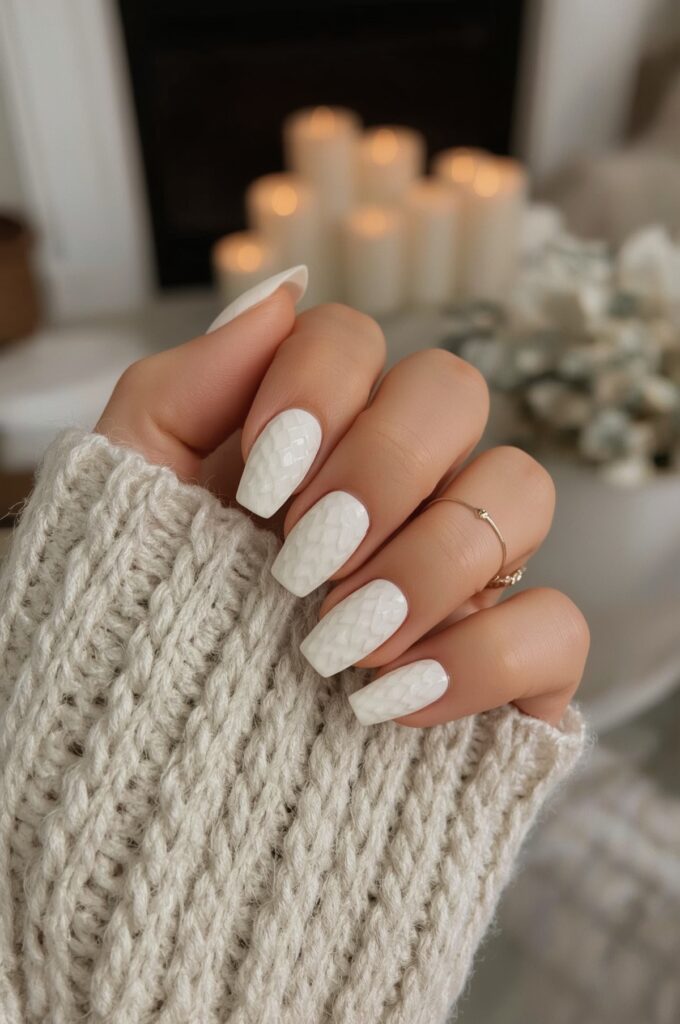 Sweater Texture Nails