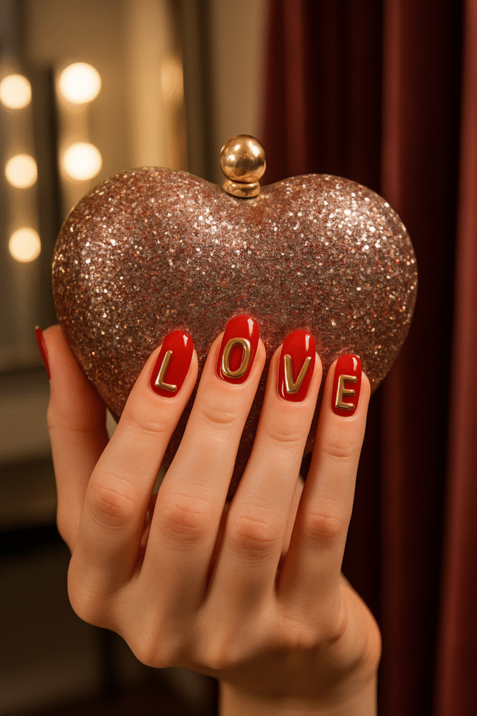 Chrome Love Lettering