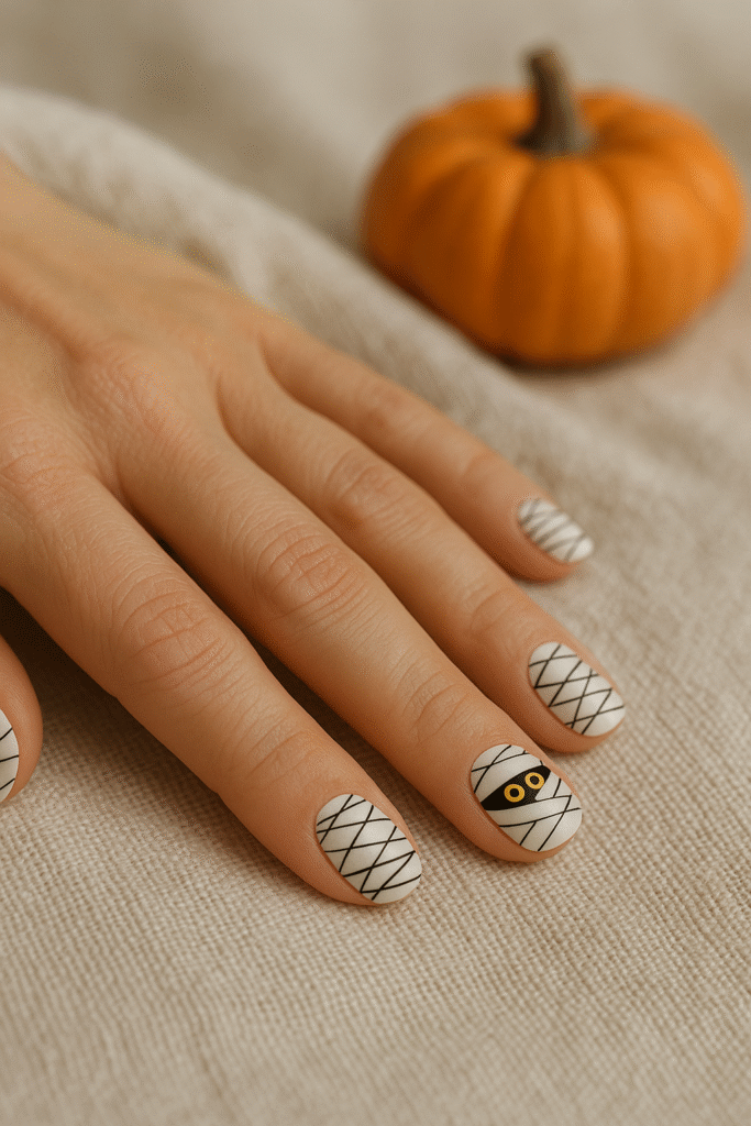 Mummy Wrap Nails