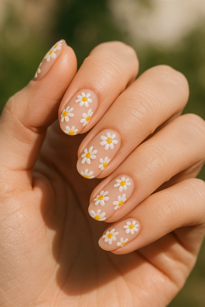 Daisy Chain Nails