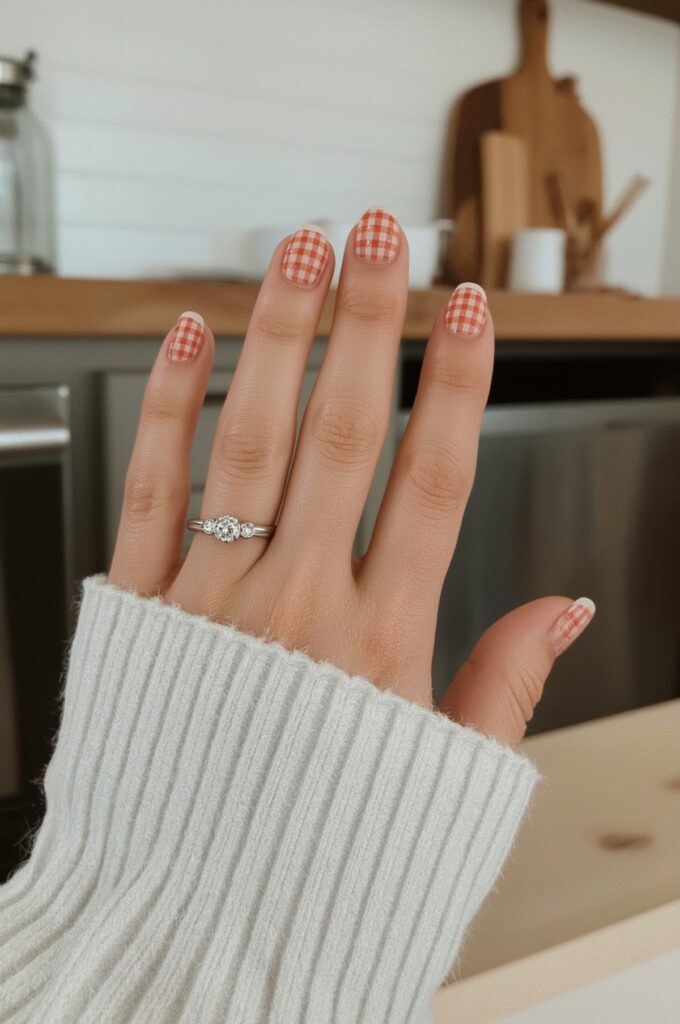 Gingham Print Accents