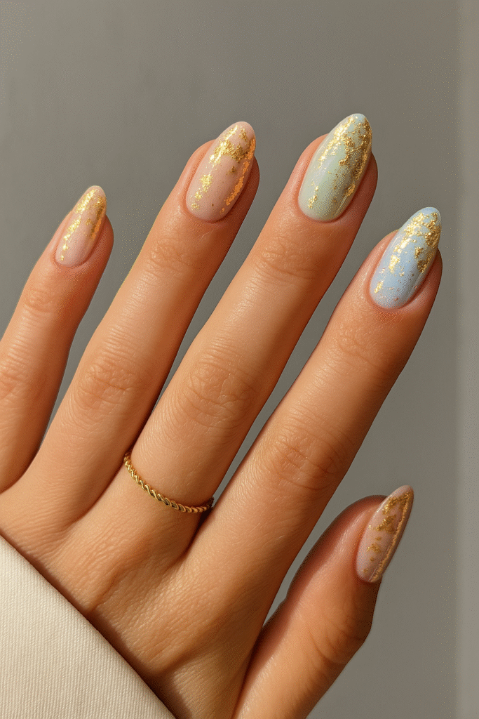 Gold Foil Spring Sparkle