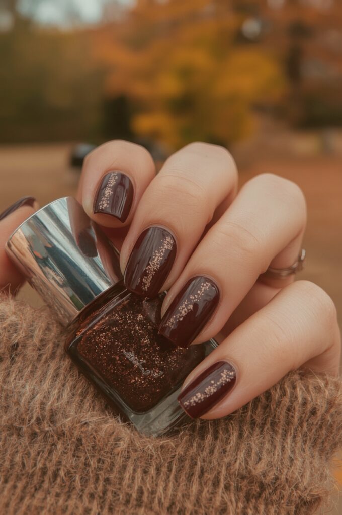 Bronze Glitter Accents