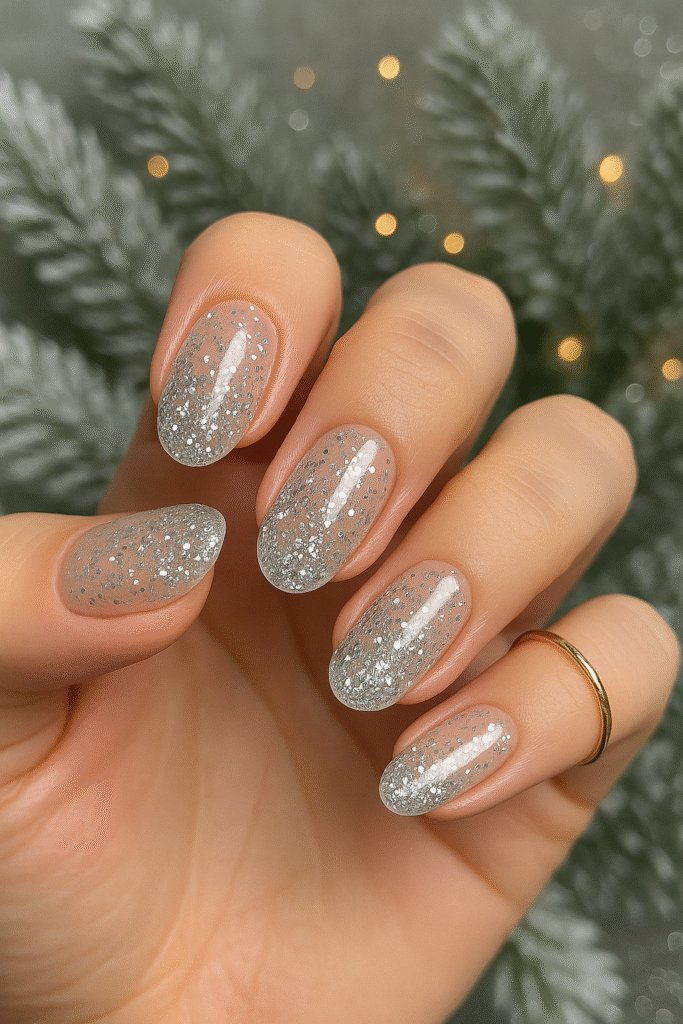Snow Globe Nails
