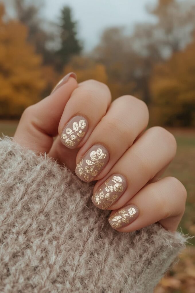 Gilded Leaf Stickers