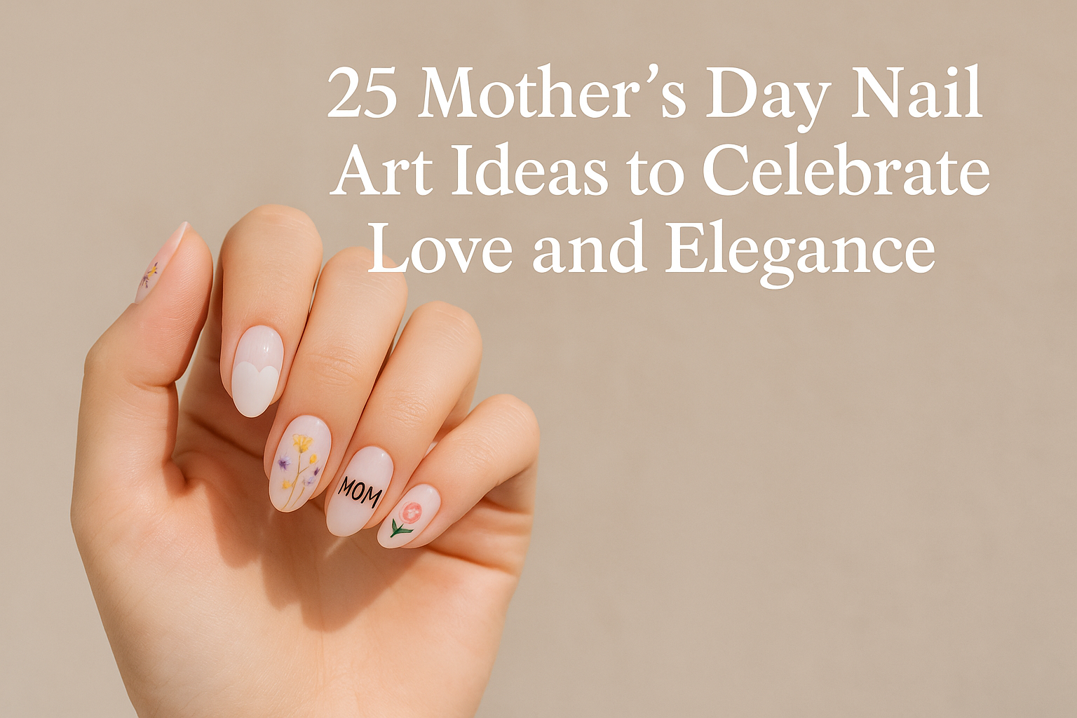 Mother’s Day Nail Art
