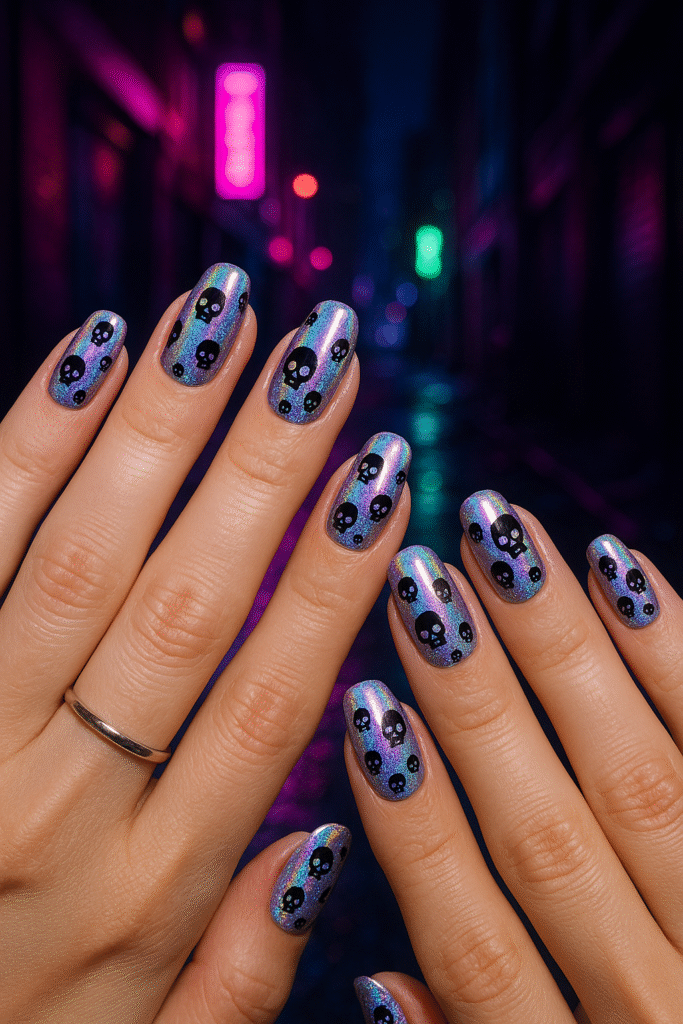 Holographic Skull Accents
