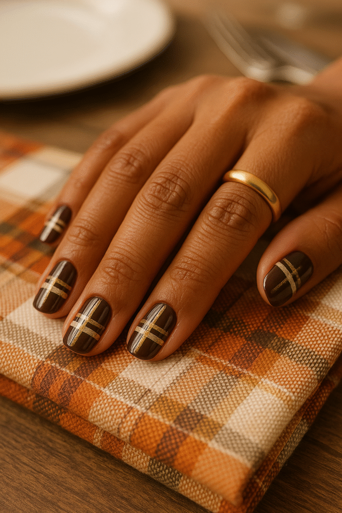 Thanksgiving Table Plaid