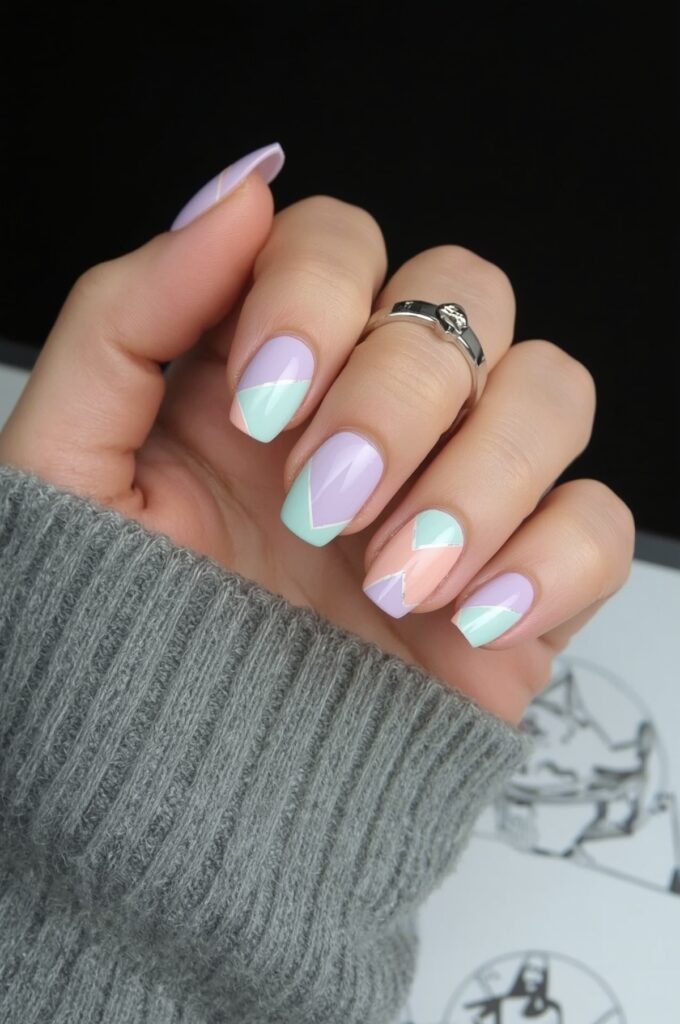 Pastel Geometric Shapes