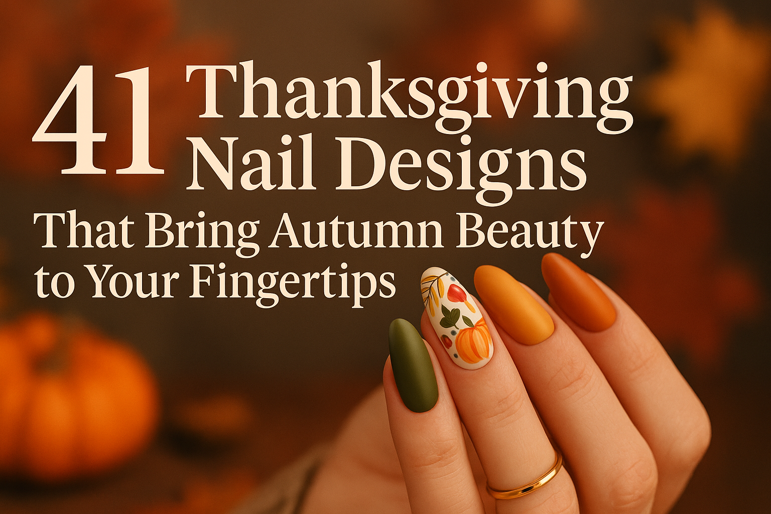 Thanksgiving Nail Designs