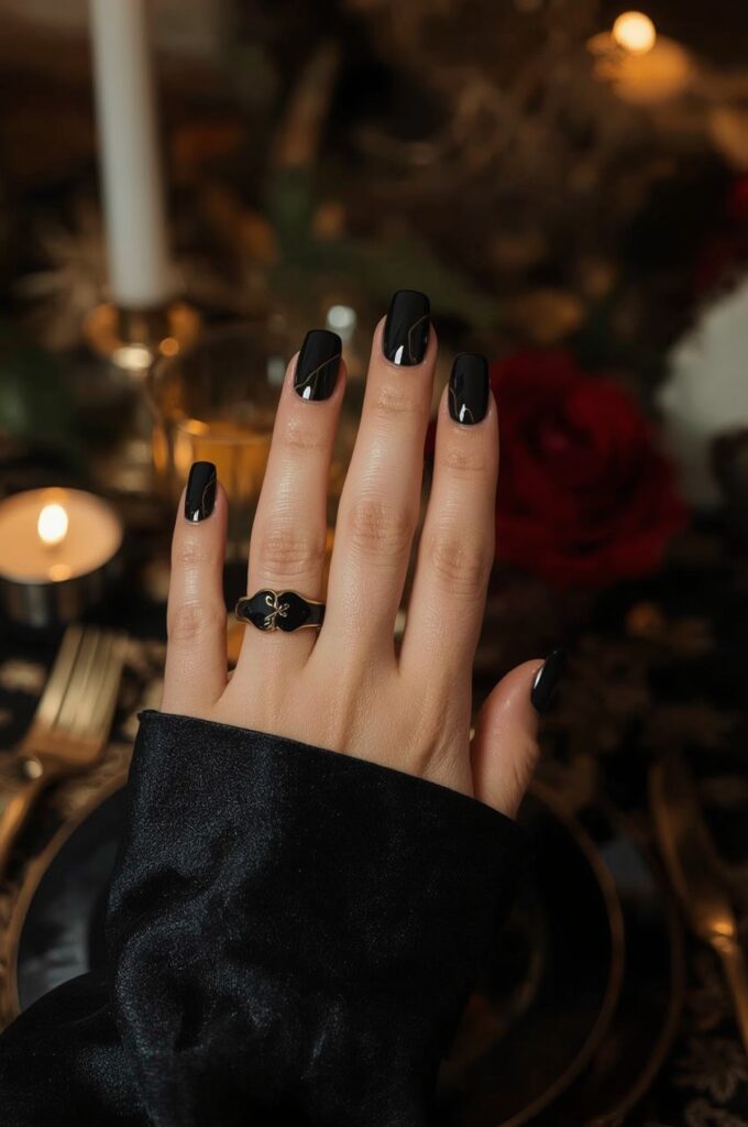 Midnight Feast Black and Gold