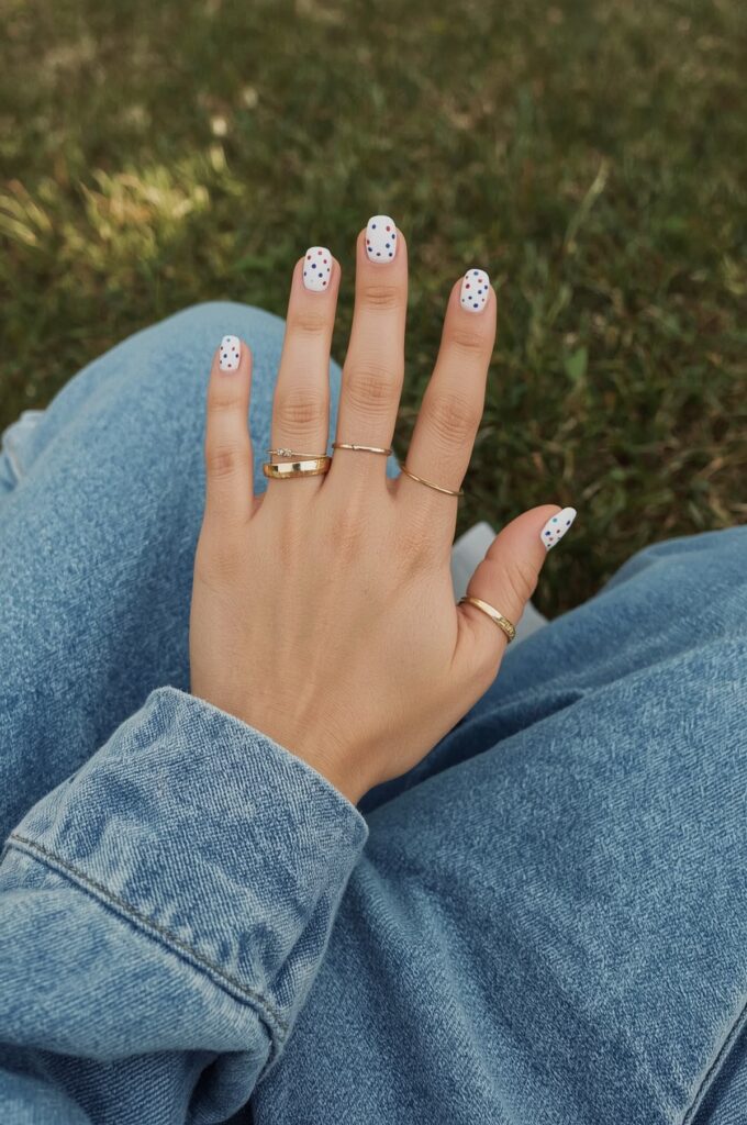 Patriotic Polka Dots