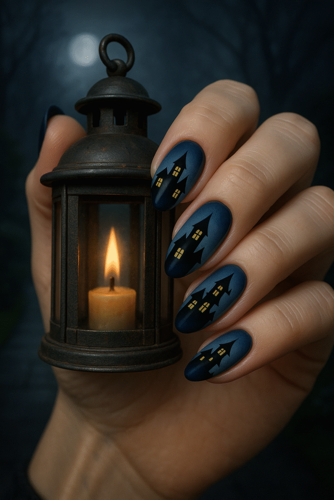 Haunted House Silhouettes