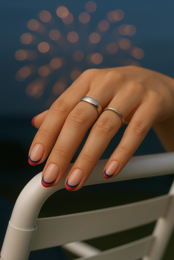 Double French Stripes