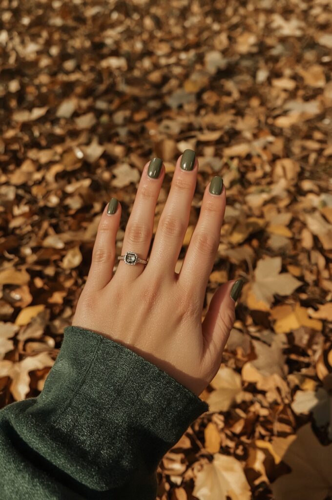 Metallic Olive Green