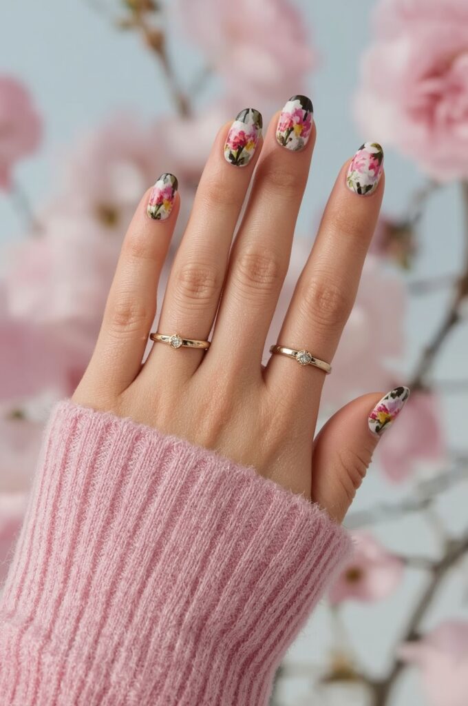 Bold Floral Ombre