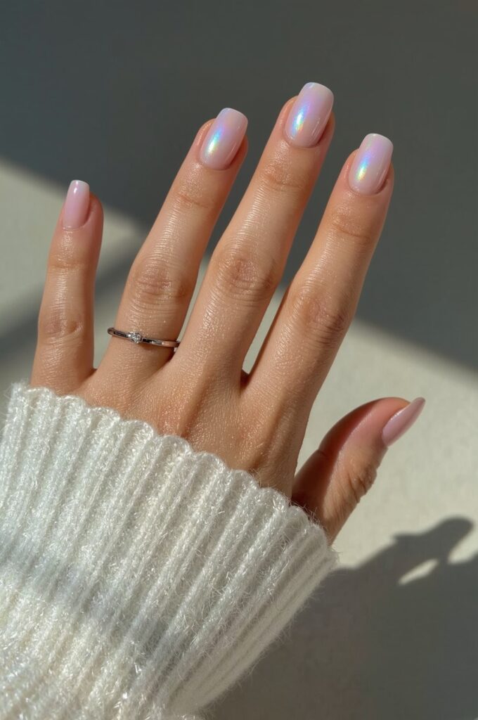 Shiny Iridescent Finish