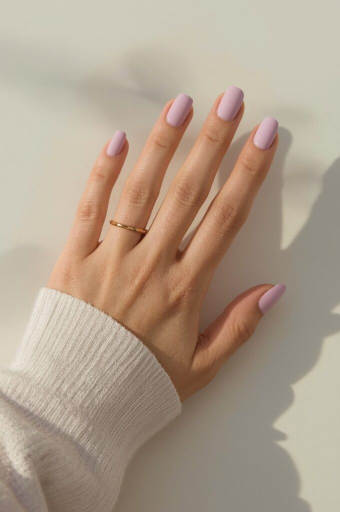 Simple Dot Accent Nails