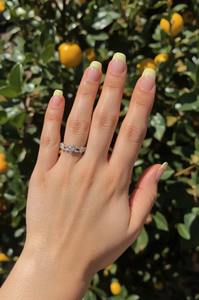 Lemon Sorbet Nails