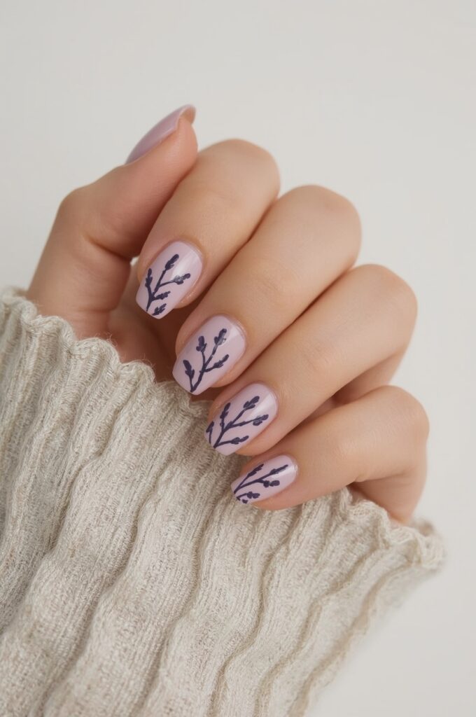 Elegant Lavender Vines