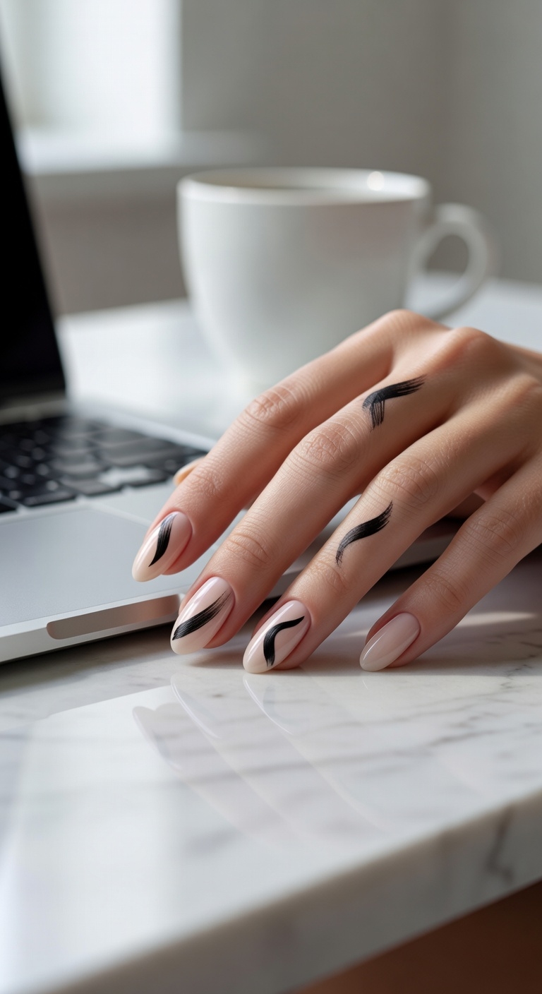 abstract nail art confidence