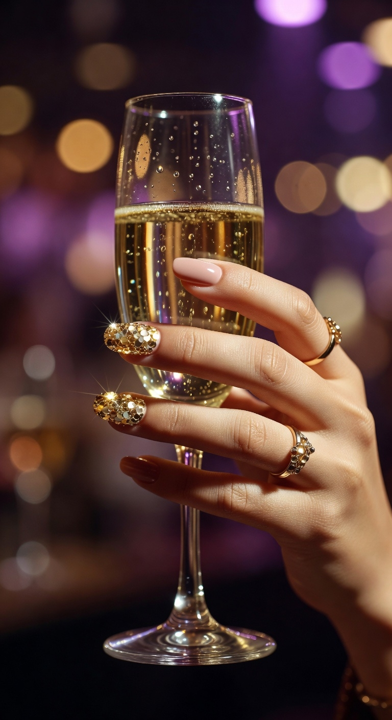 gold bling accent elegance