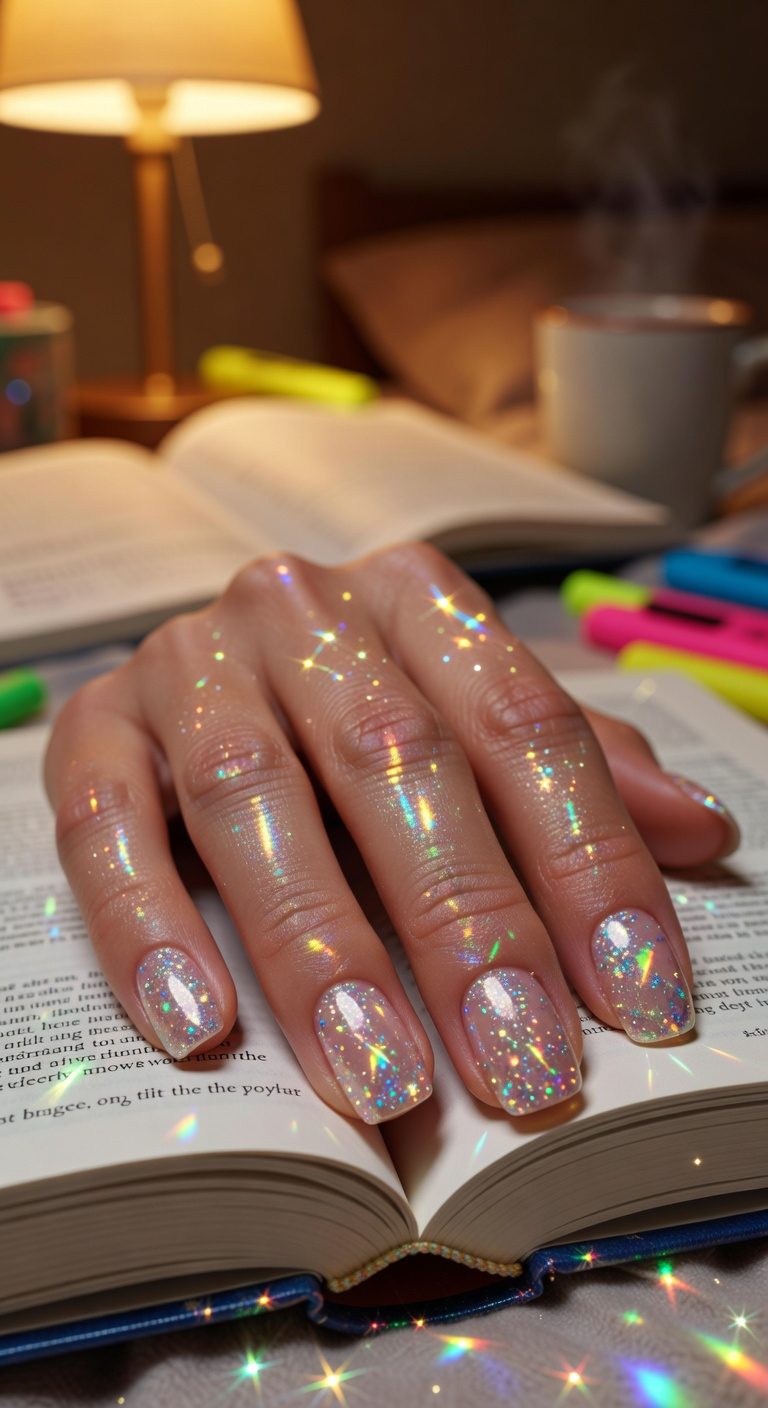 sparkly study night inspiration