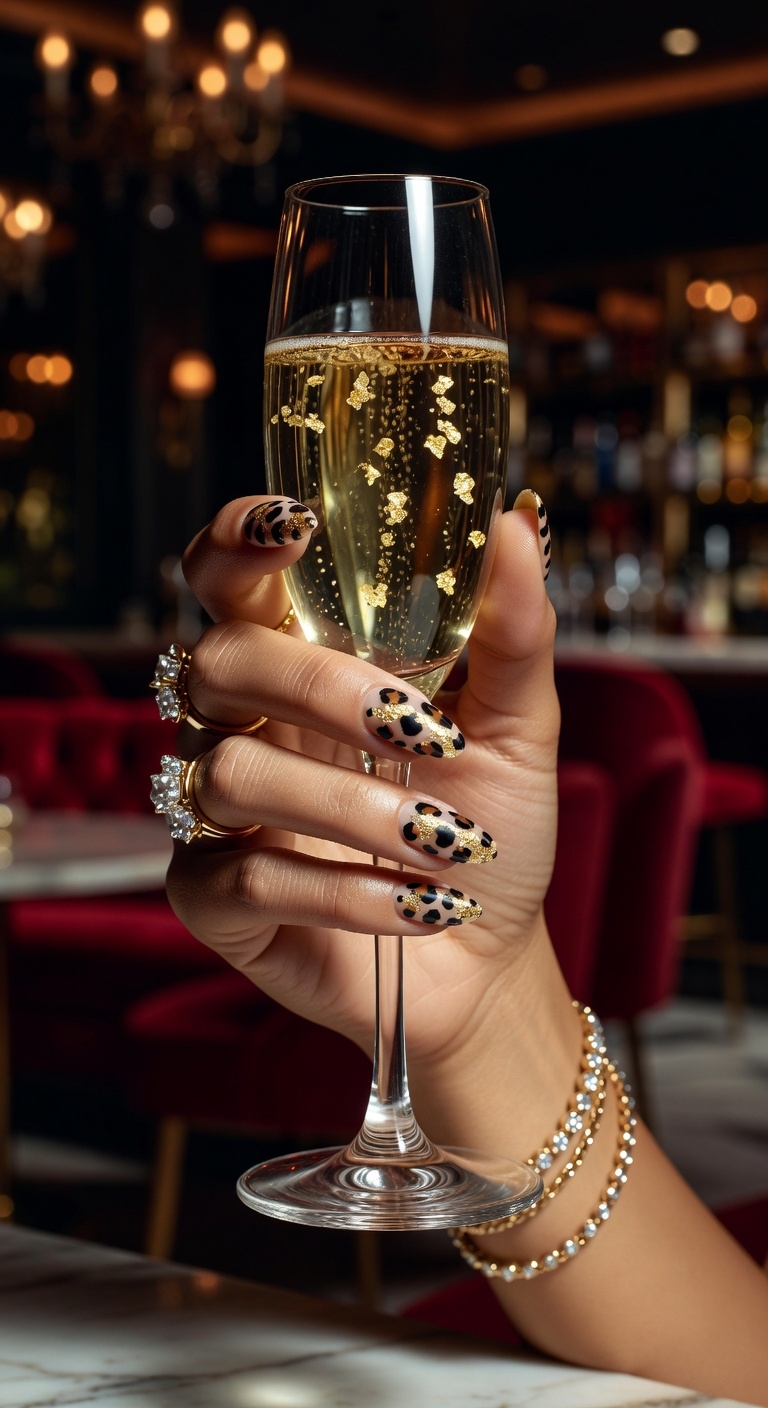 wild elegance with gold