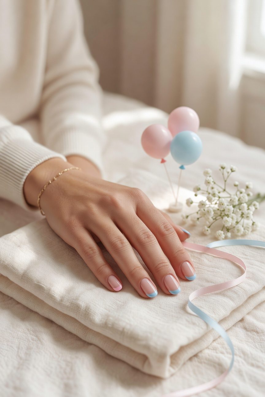 elegant french tip design