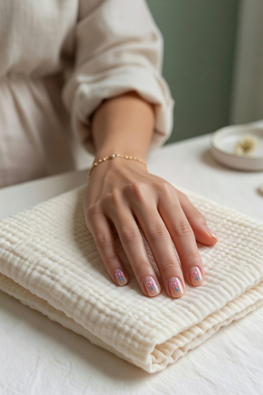 elegant gender icon manicure
