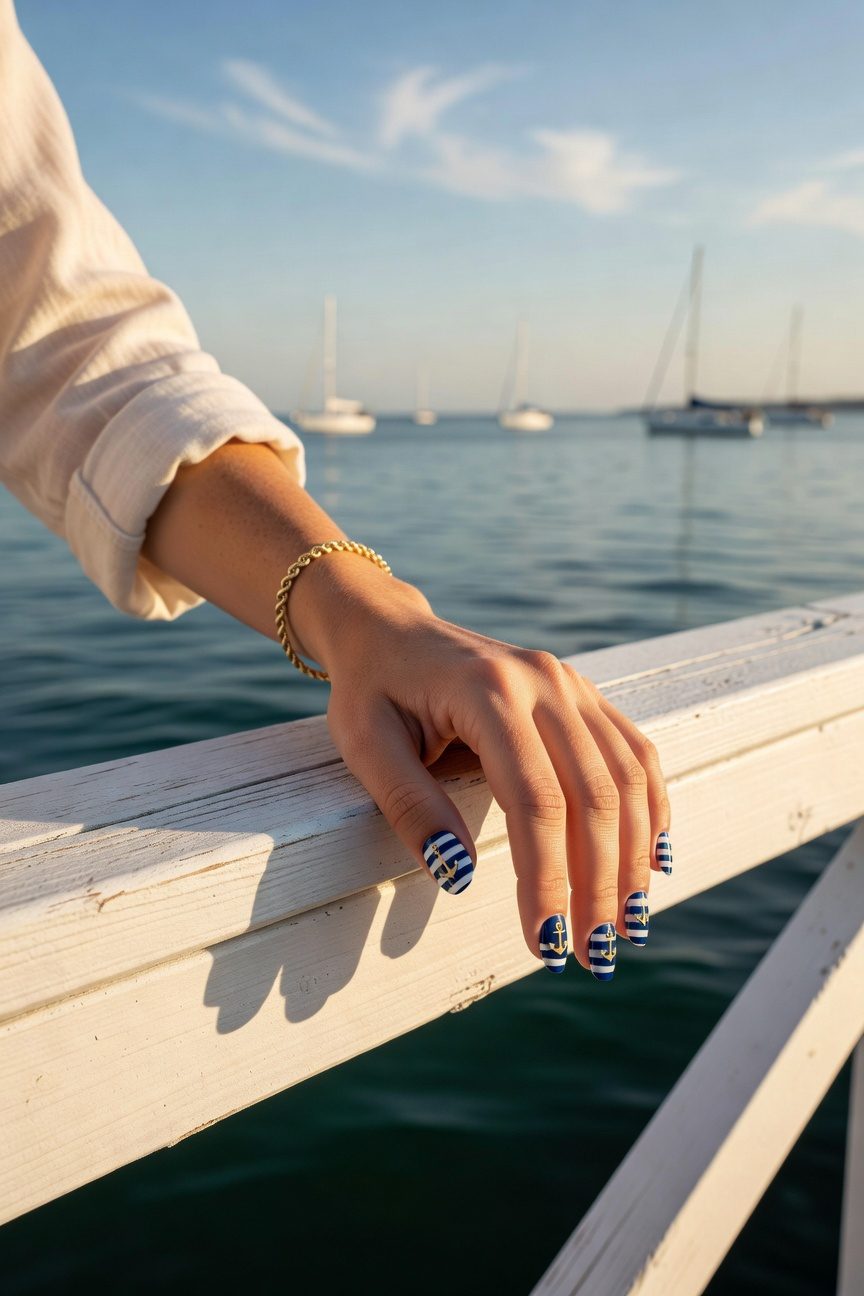 nautical stripes coastal retreat