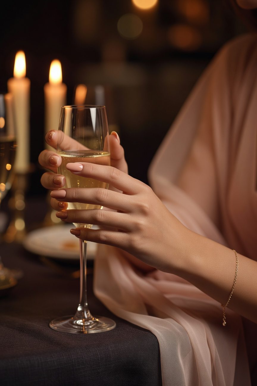 romantic velvet matte nude