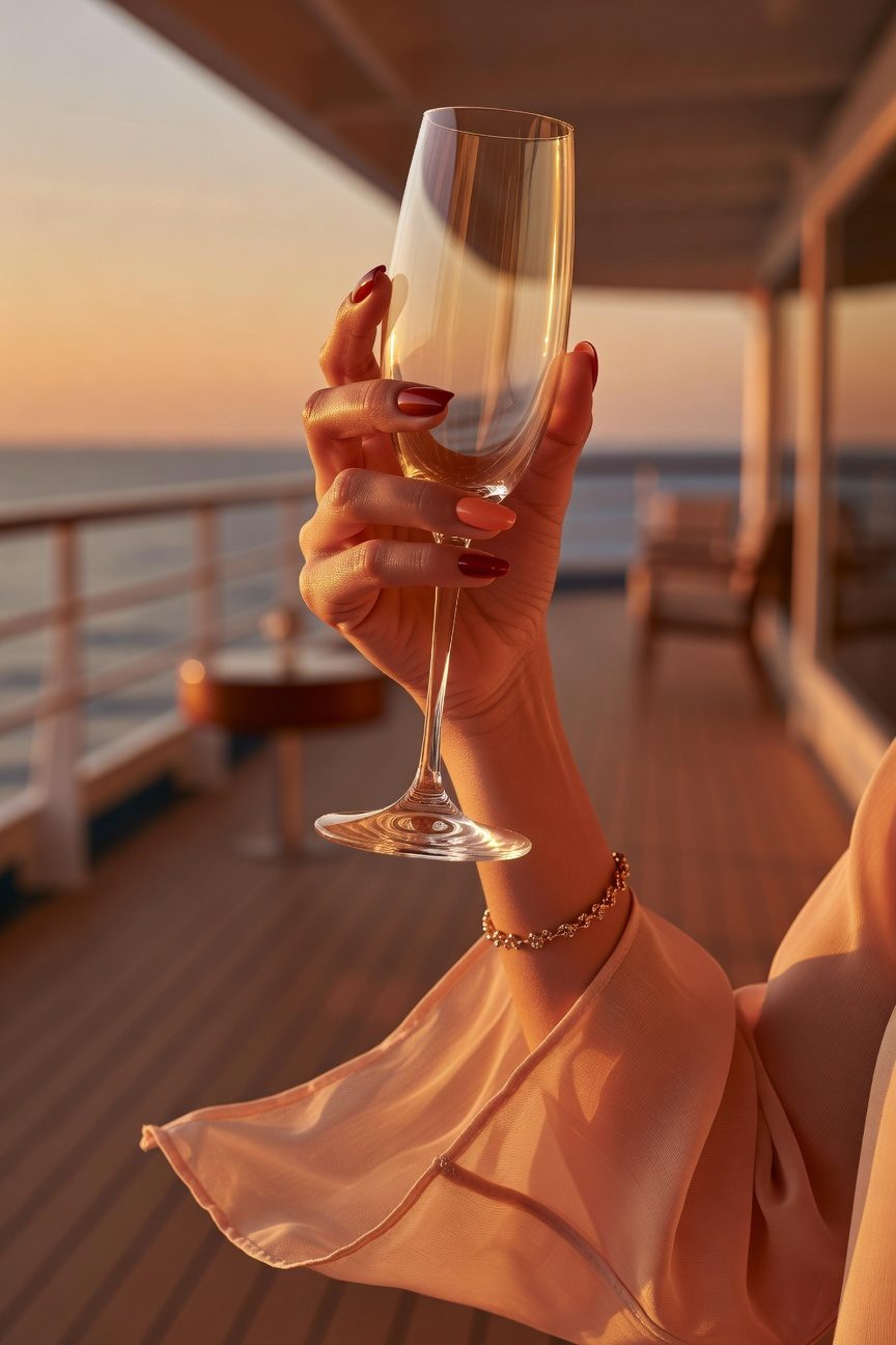 twilight inspired ombre nails