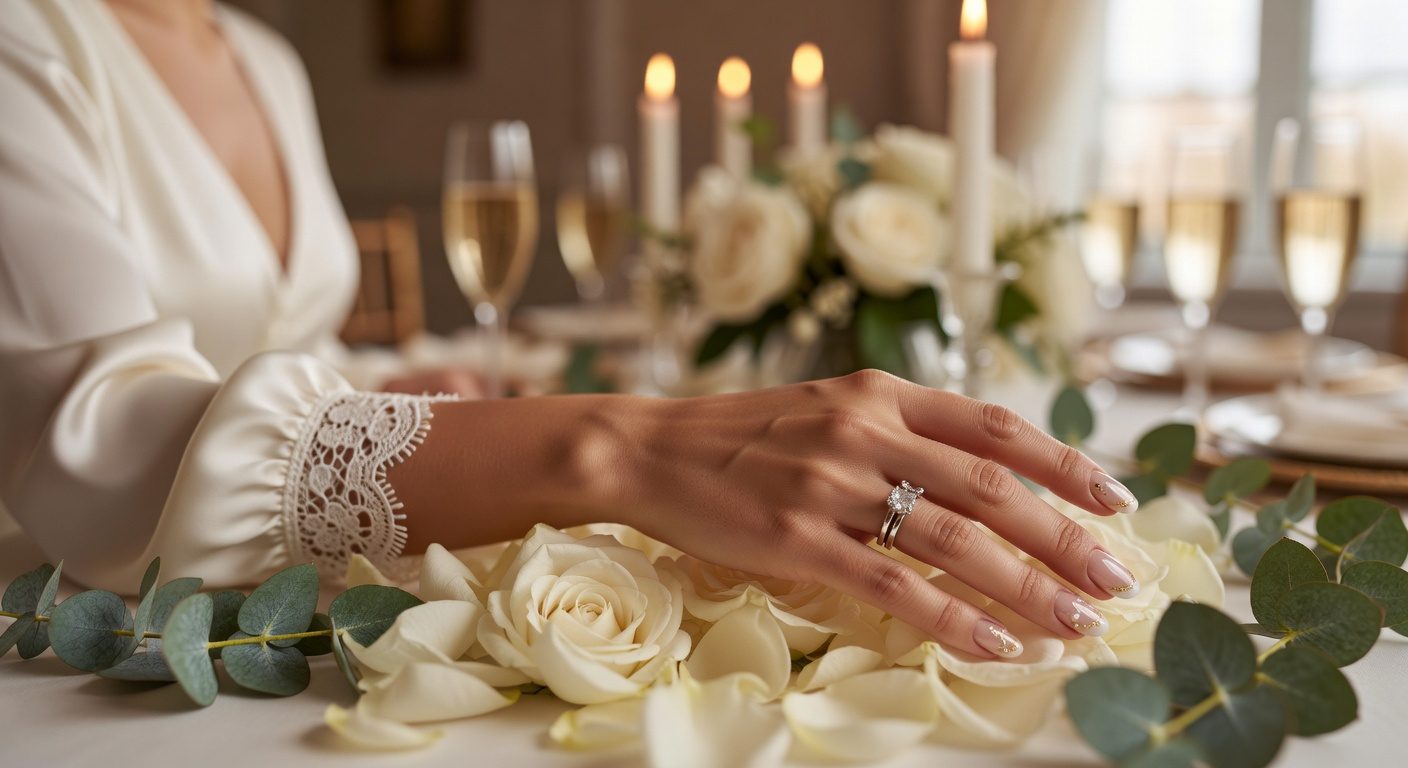 wedding nails for celebration