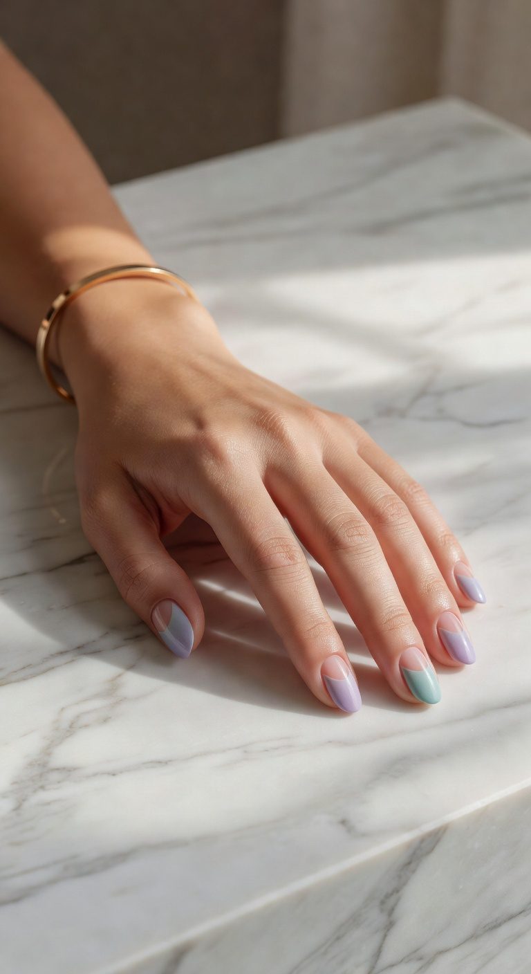 elegant gradient negative space