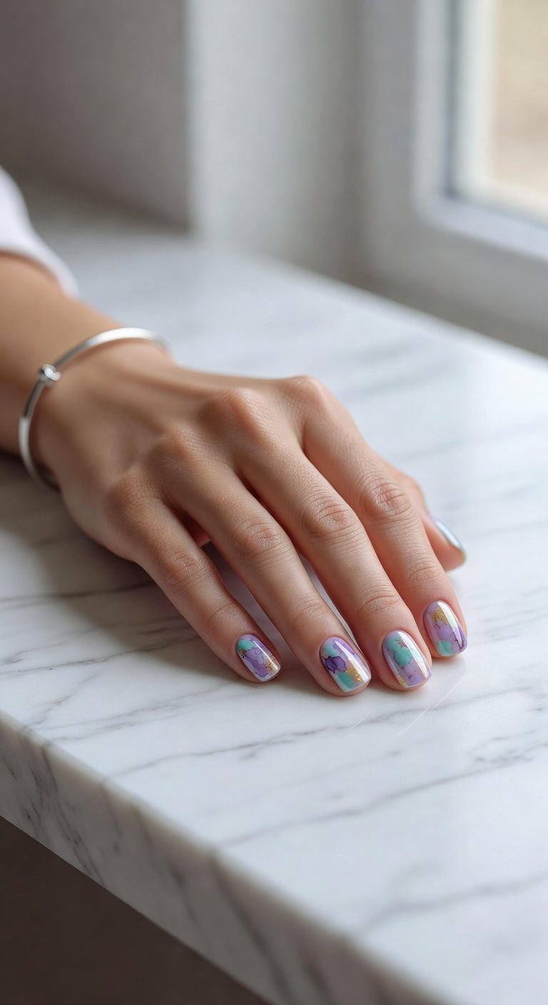 ink blot ballet manicure artistry