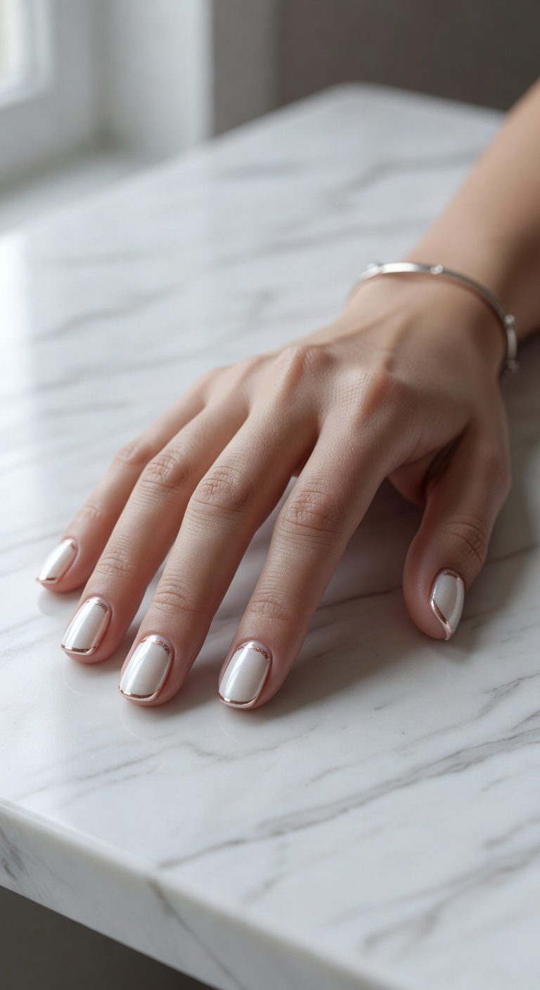 luminous rose gold elegance