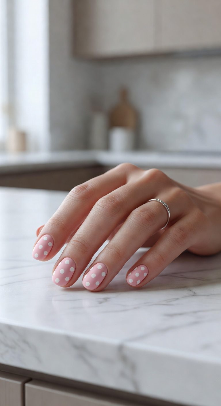 polka dot negative space