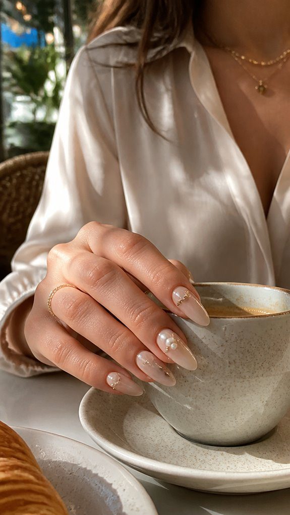elegant coordinating jewelry accents